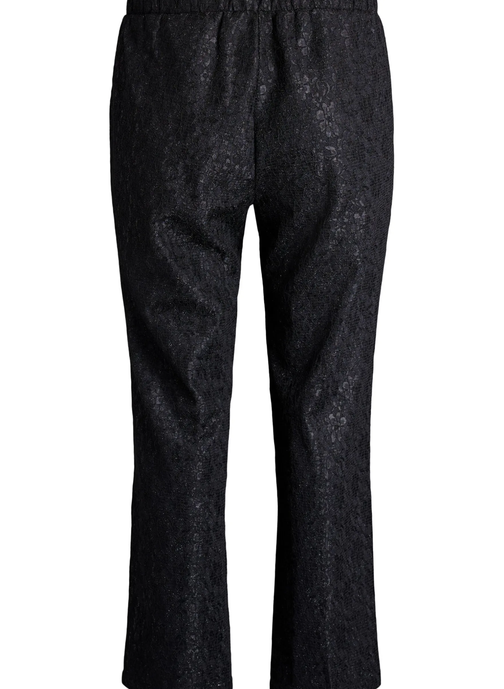 Hose mit Spitzenbesatz und Glitzerfaden