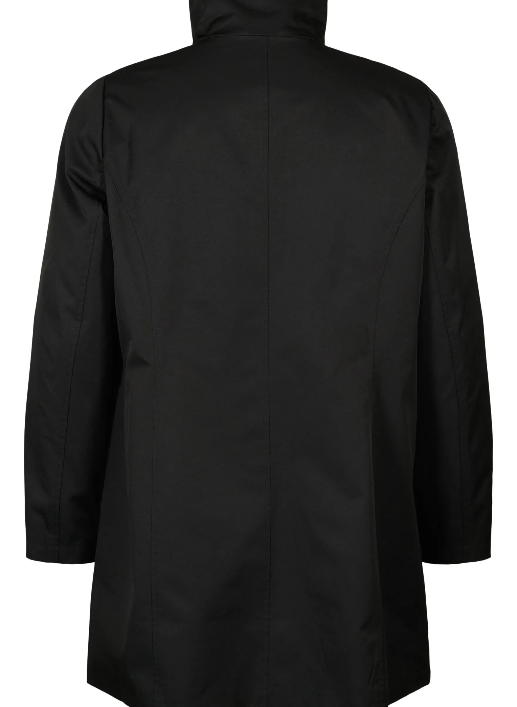 Jacke mit Taschen und hohem Kragen