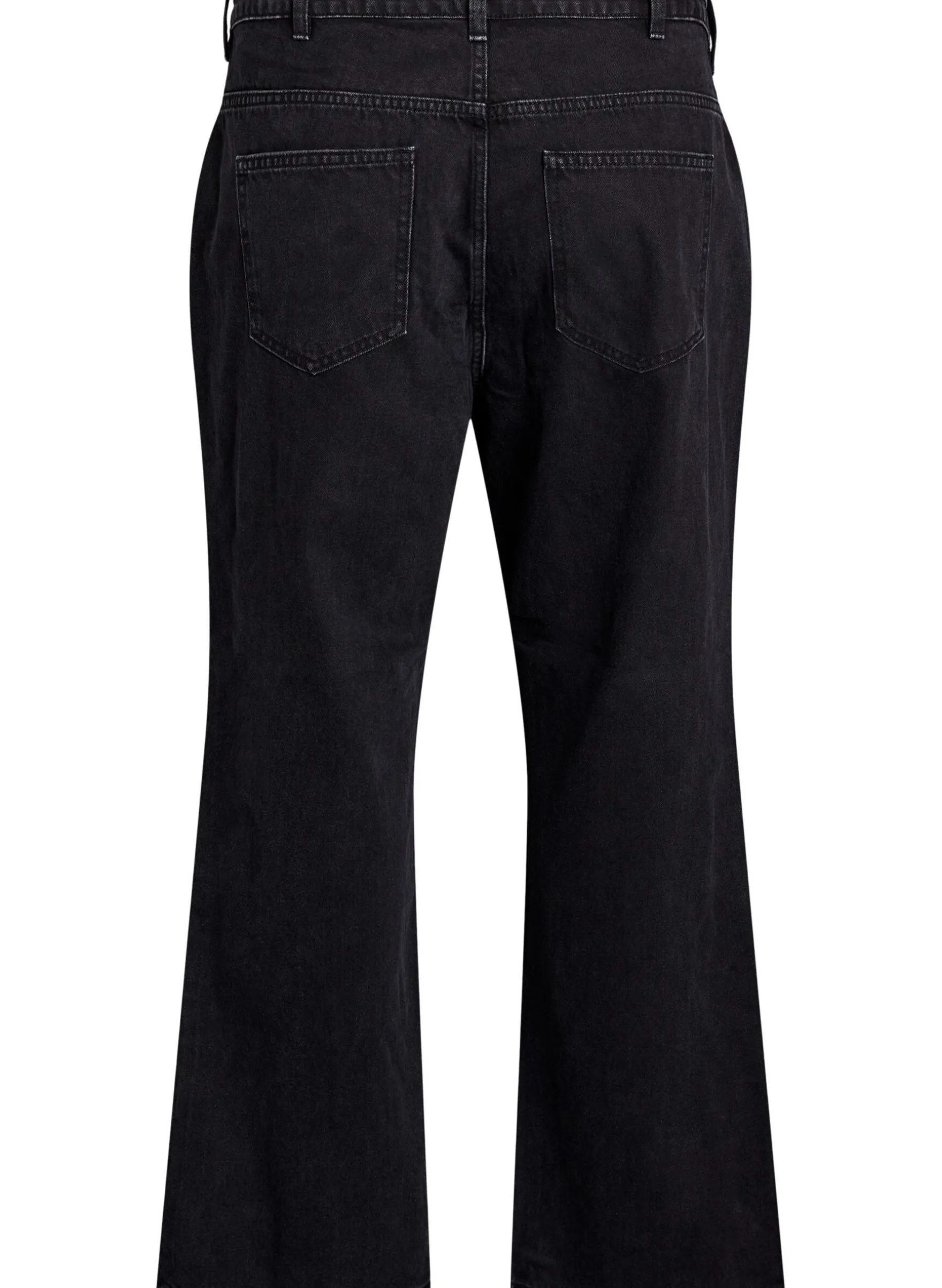 Jeans in gerader Passform mit Bindegürtel