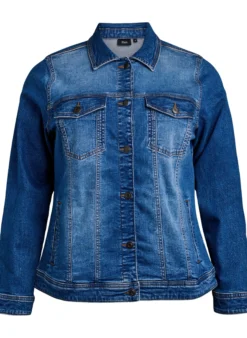 Jeansjacke im klassischen Schnitt