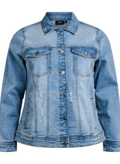 Jeansjacke im klassischen Schnitt