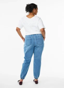 Jeans-Jogginghose mit Taschen