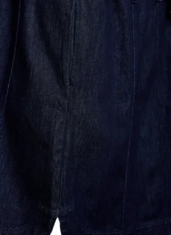 Jeanskleid mit Gürtel und 3/4-Ärmeln