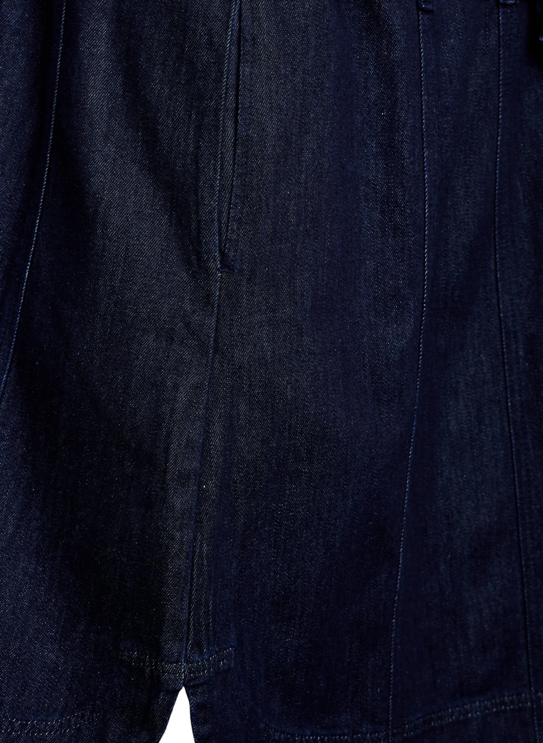 Jeanskleid mit Gürtel und 3/4-Ärmeln