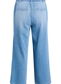 Jeans mit lockerer Passform, elastischem Bund und Tunnelzug