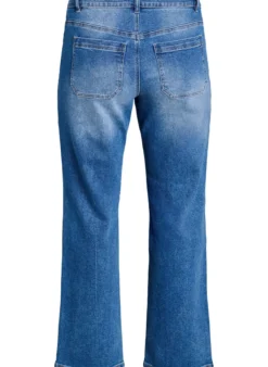 Jeans mit Vordertaschen und geraden Beinen