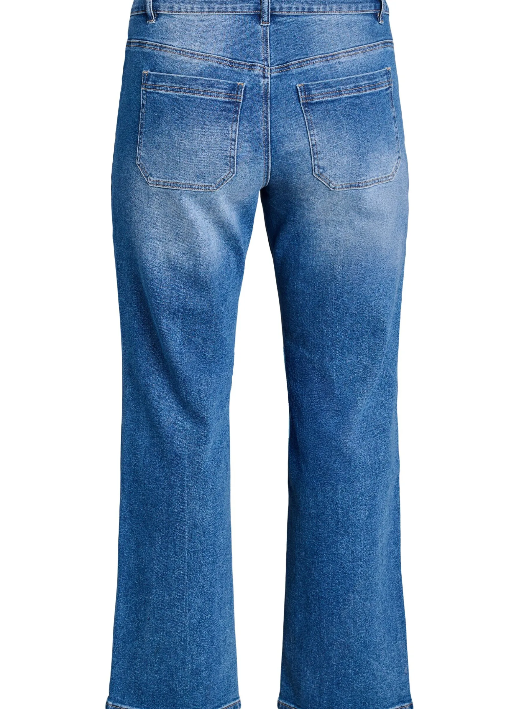 Jeans mit Vordertaschen und geraden Beinen