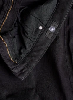 Jeans mit weitem Bein und hohem Bund