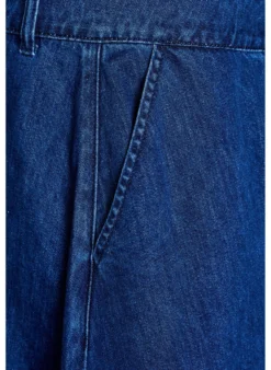 Jeansrock in A-Linie mit Knopfleiste