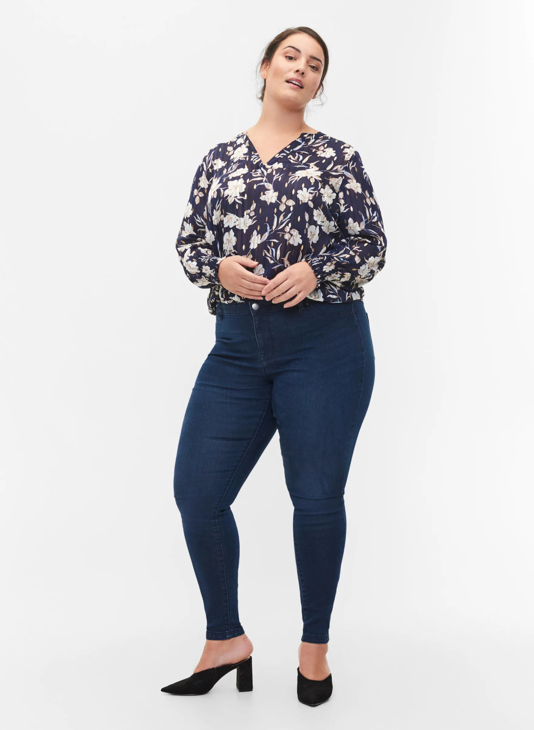 Jeggings aus Baumwollmischung