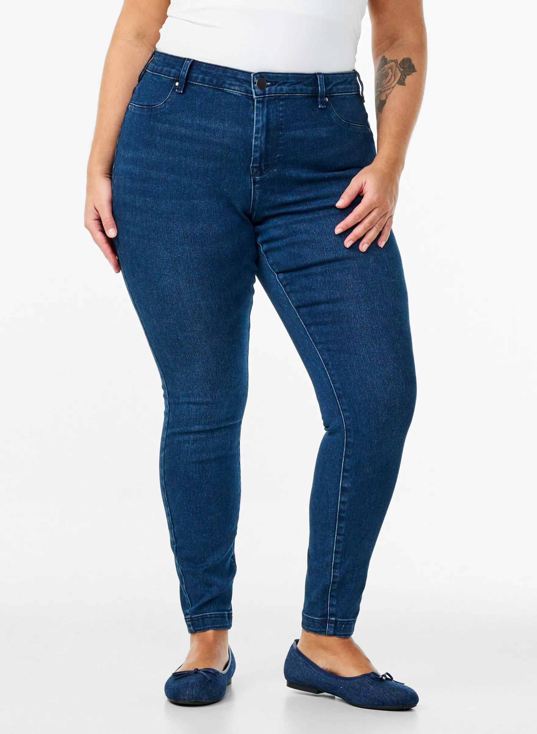 Jeggings aus Baumwollmischung
