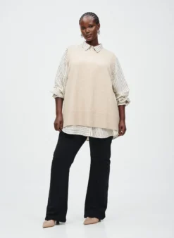 Jerseyhose mit ausgestelltem Bein