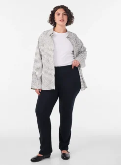 Jerseyhose mit ausgestelltem Bein