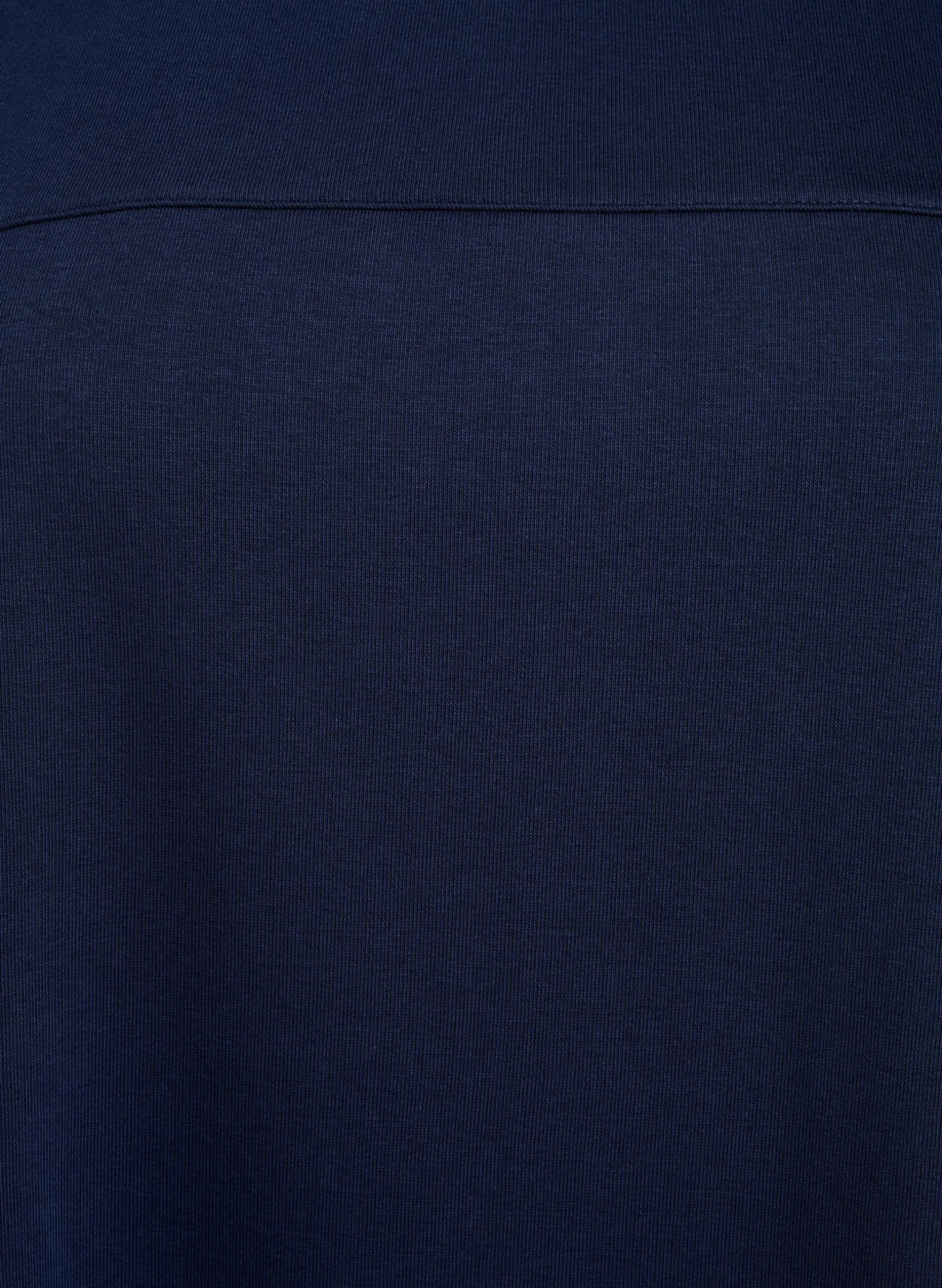 Jerseykleid mit kurzen Ärmeln und Taschen