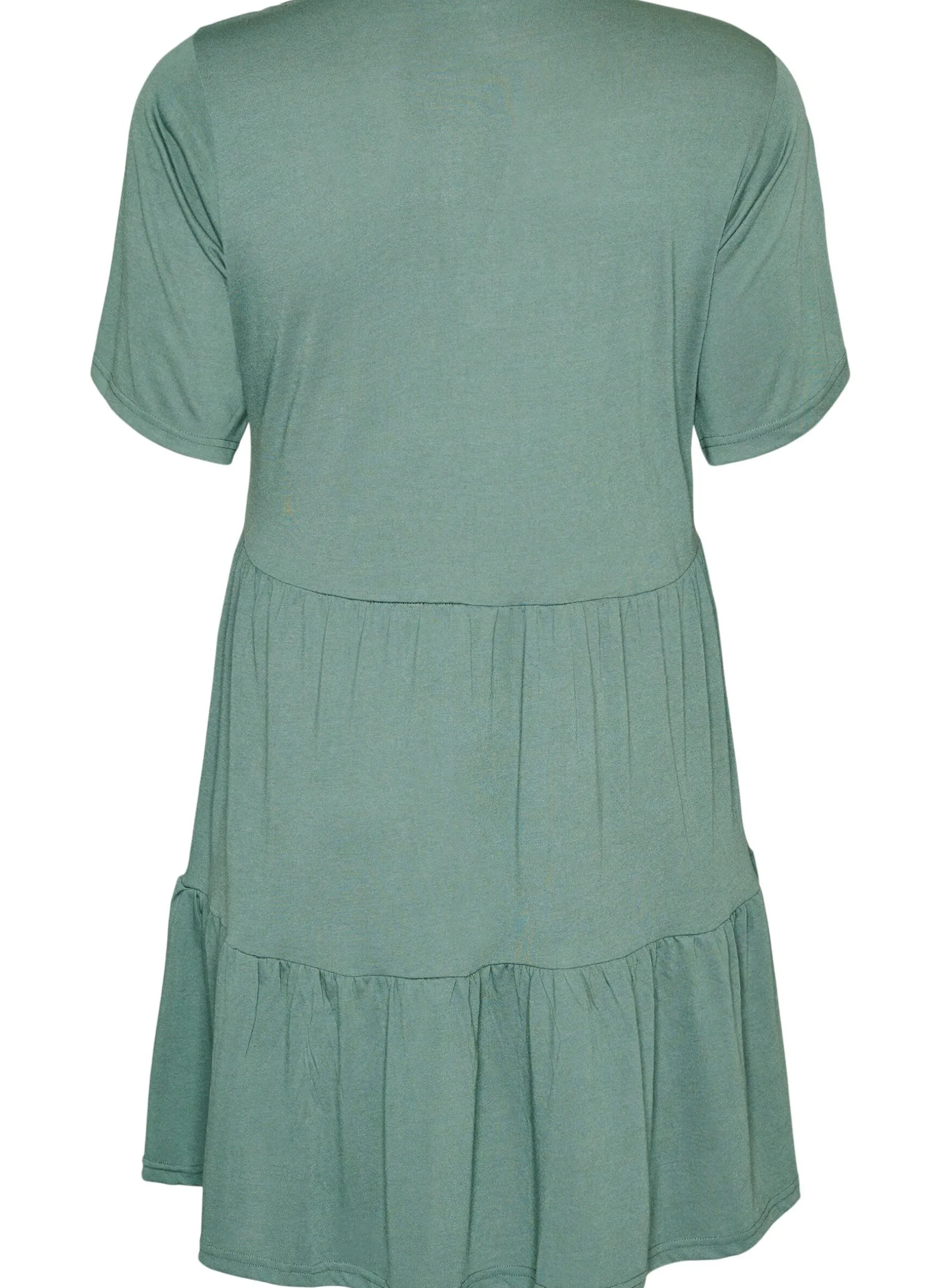 Jerseykleid mit Spitzendetails und mehrlagigem Rock