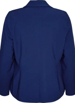 Klassischer Blazer mit Ein-Knopf-Verschluss und Taschen