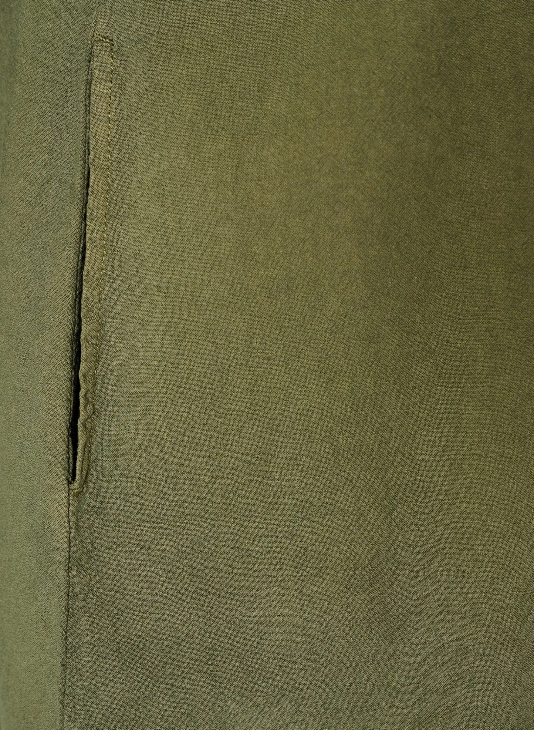 Kleid aus Baumwolle mit kurzen Ärmeln und Taschen