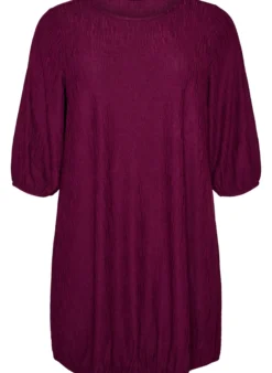 Kleid in Ballonform mit Struktur
