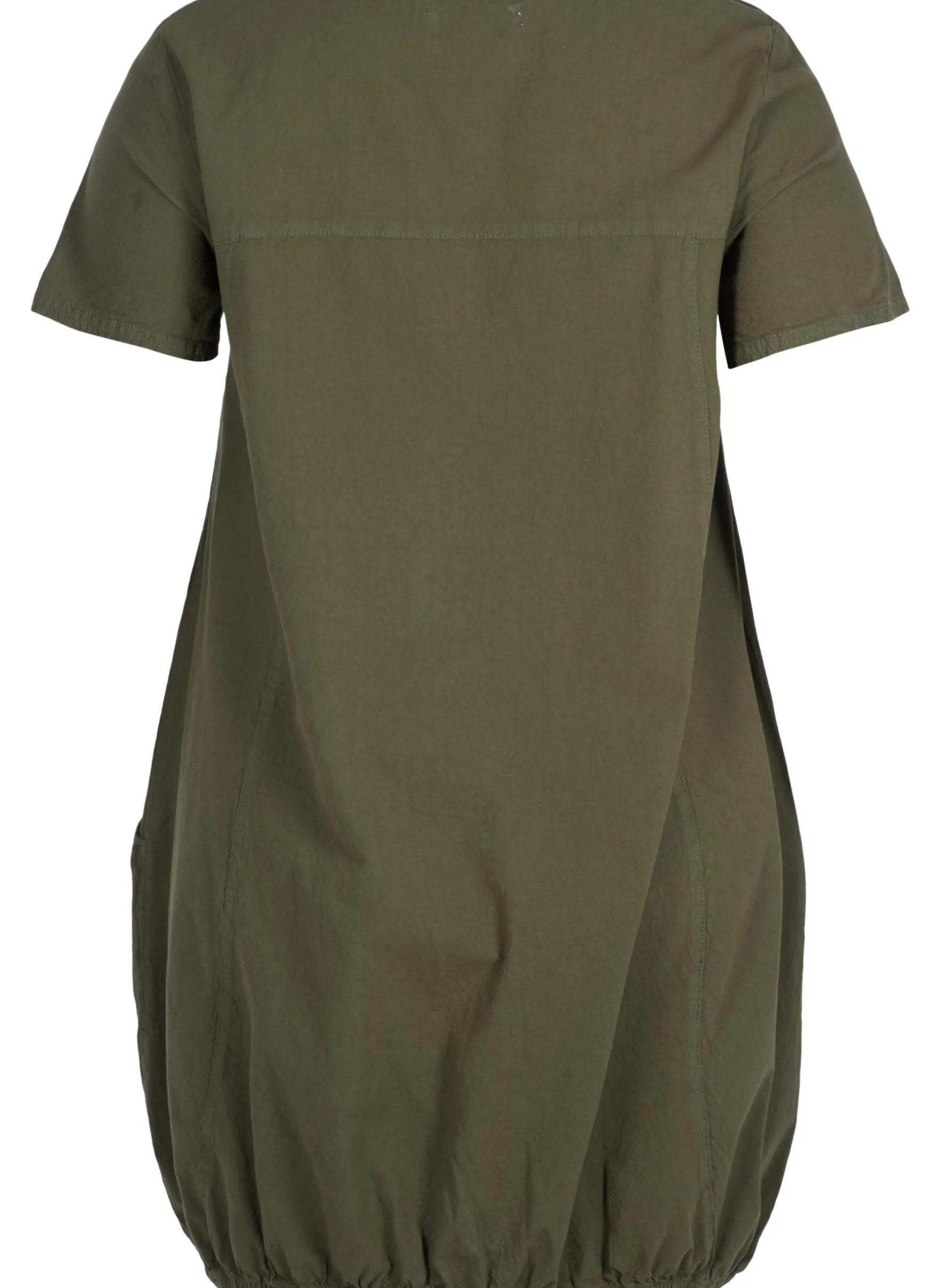 Kurzarm Kleid aus Baumwolle