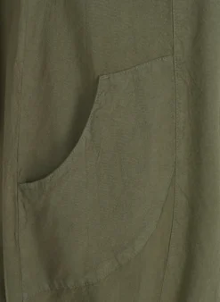 Kurzarm Kleid aus Baumwolle