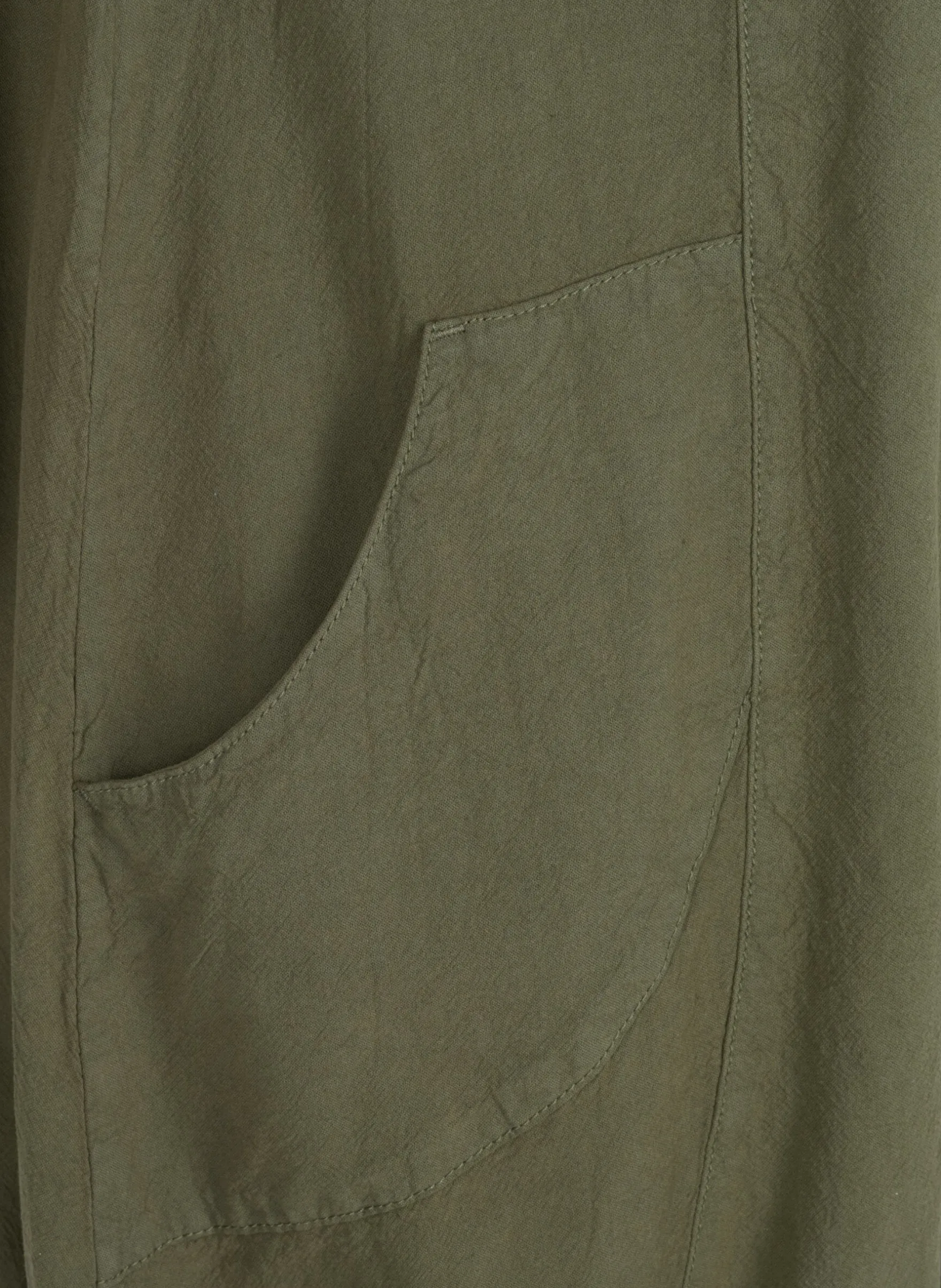 Kurzarm Kleid aus Baumwolle