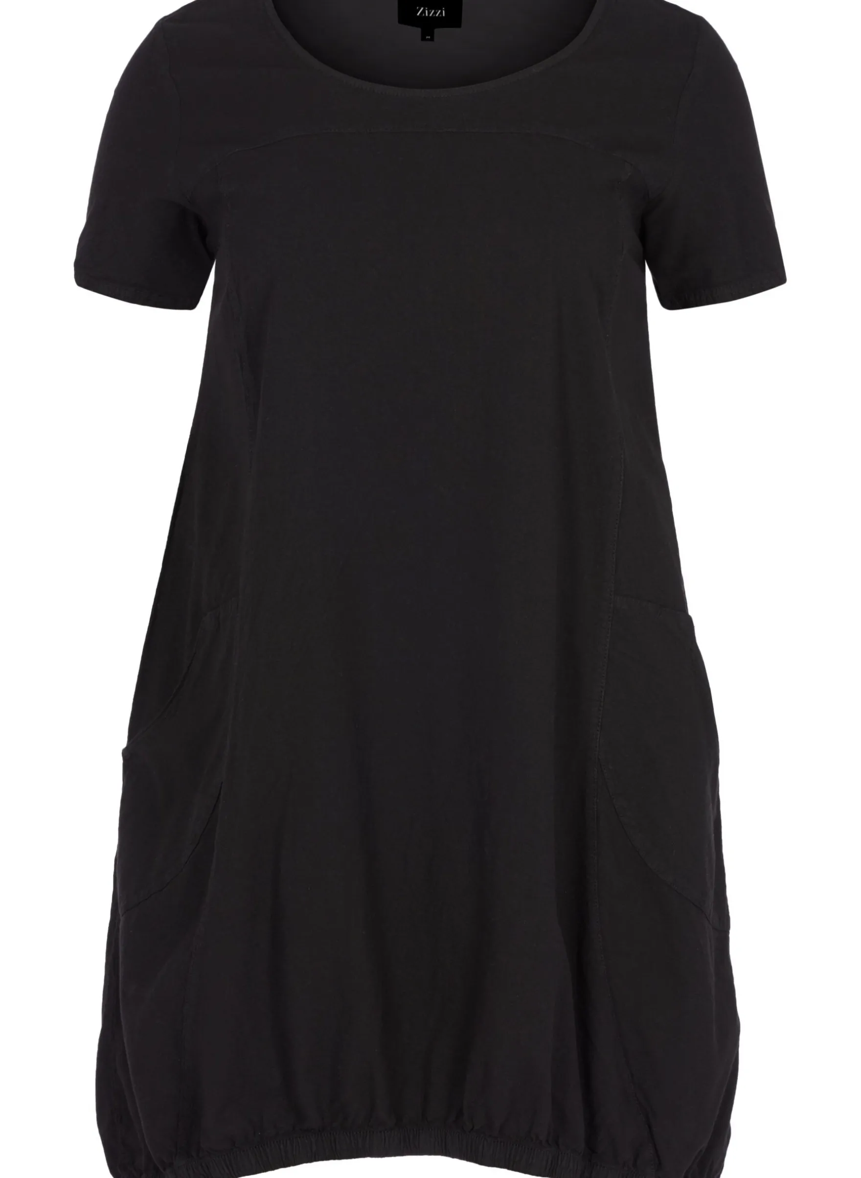 Kurzarm Kleid aus Baumwolle