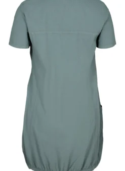 Kurzarm Kleid aus Baumwolle