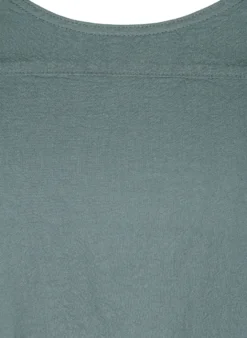 Kurzarm Kleid aus Baumwolle