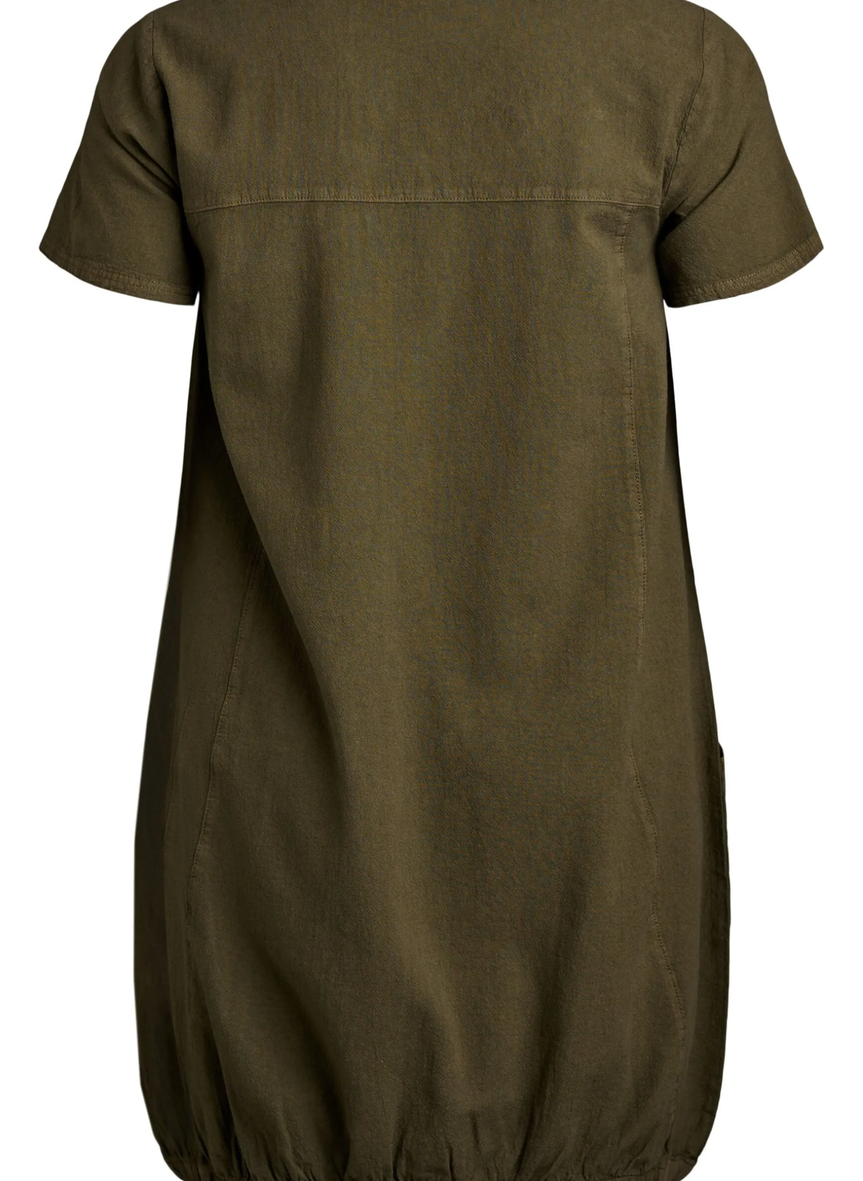 Kurzarm Kleid aus Baumwolle