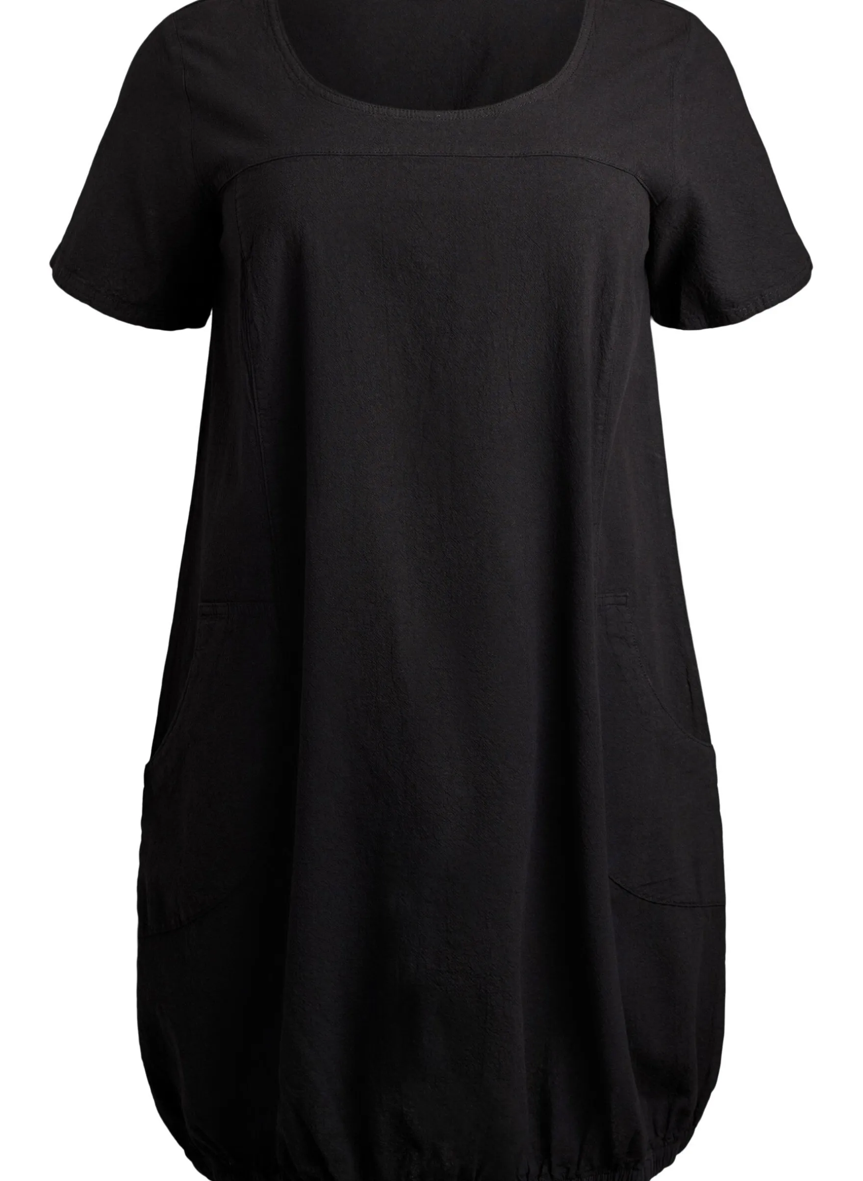 Kurzarm Kleid aus Baumwolle