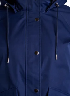Kurze Frühlingsjacke mit abnehmbarer Kapuze