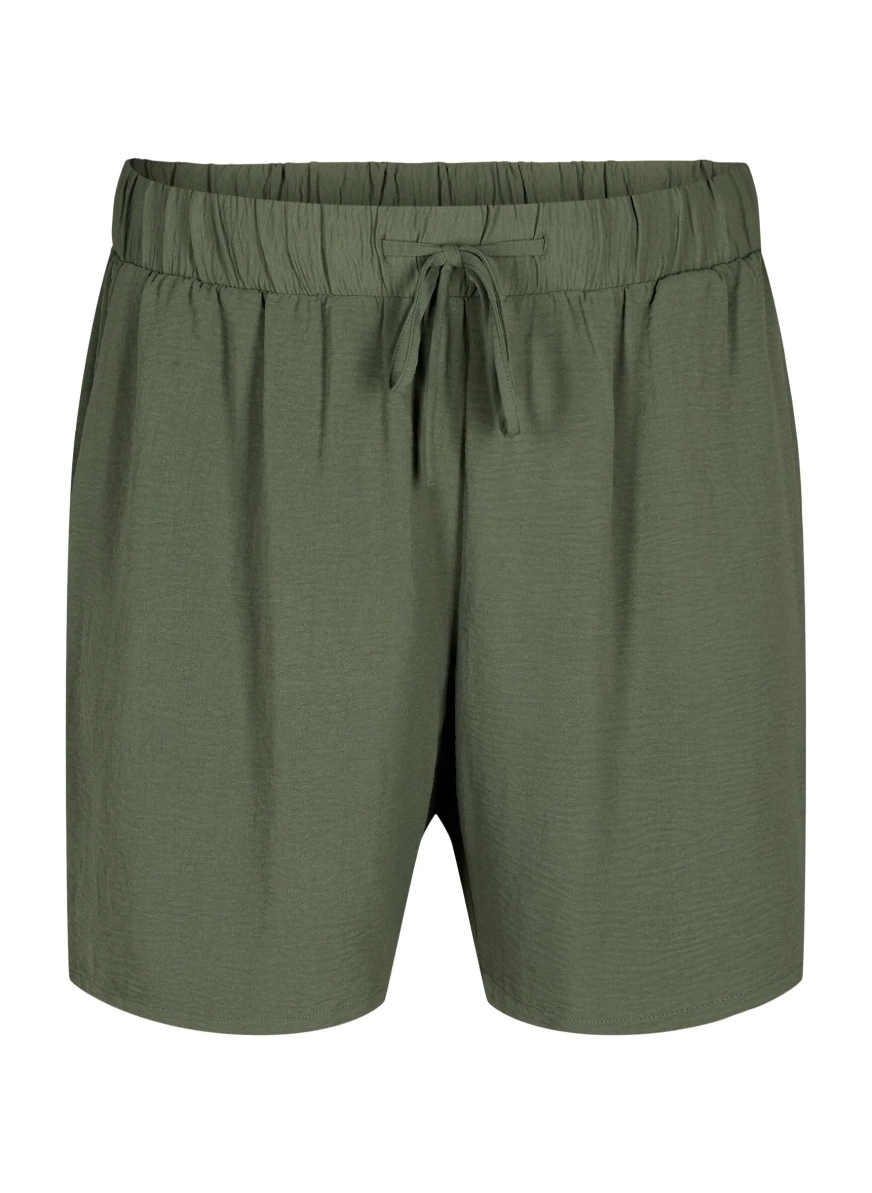 Kurze Hose mit Taschen und elastischem Bund