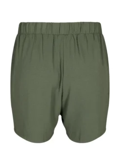 Kurze Hose mit Taschen und elastischem Bund