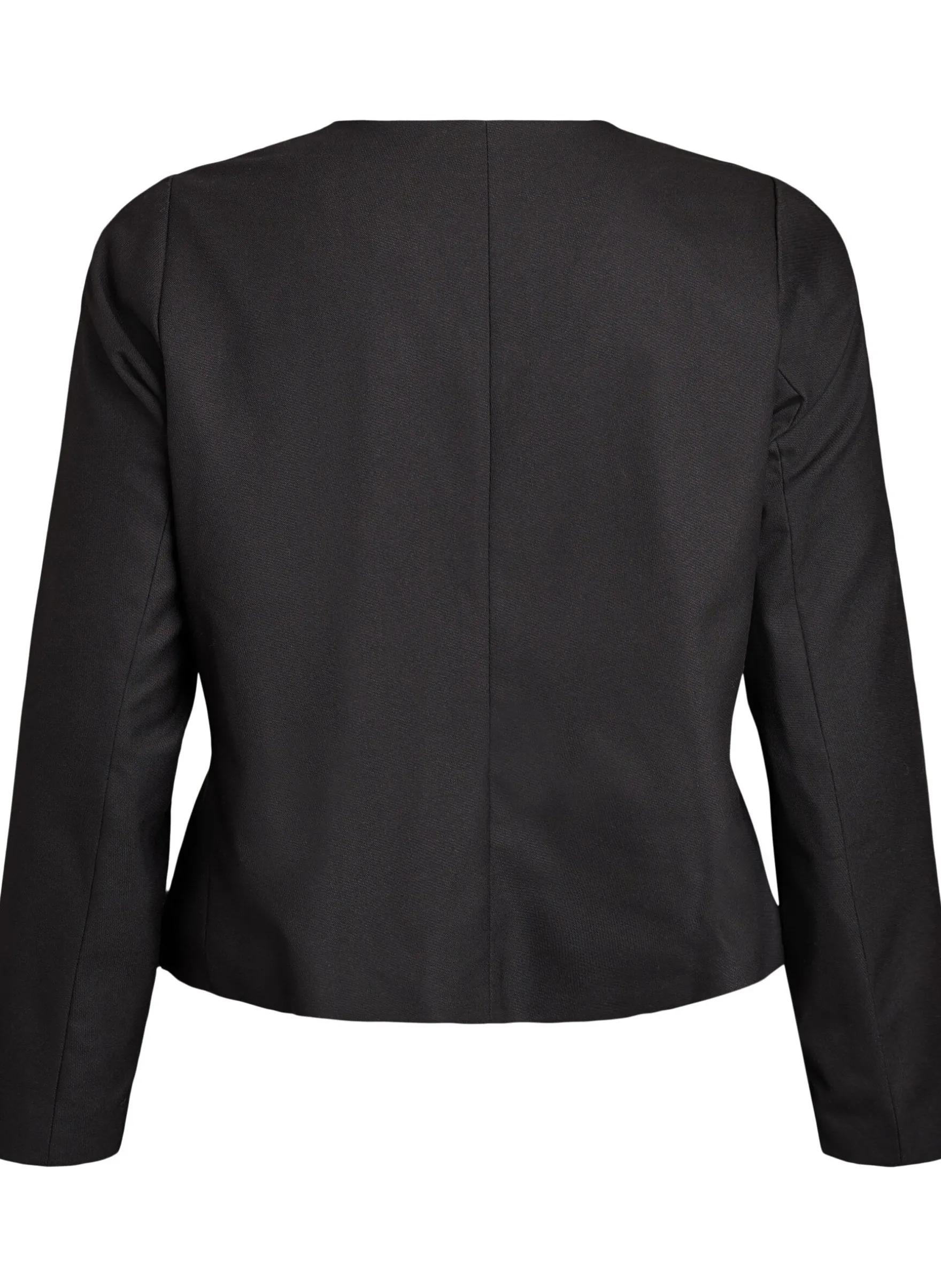 Kurze Jacke mit goldfarbenen Knöpfen