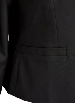 Kurze Jacke mit goldfarbenen Knöpfen
