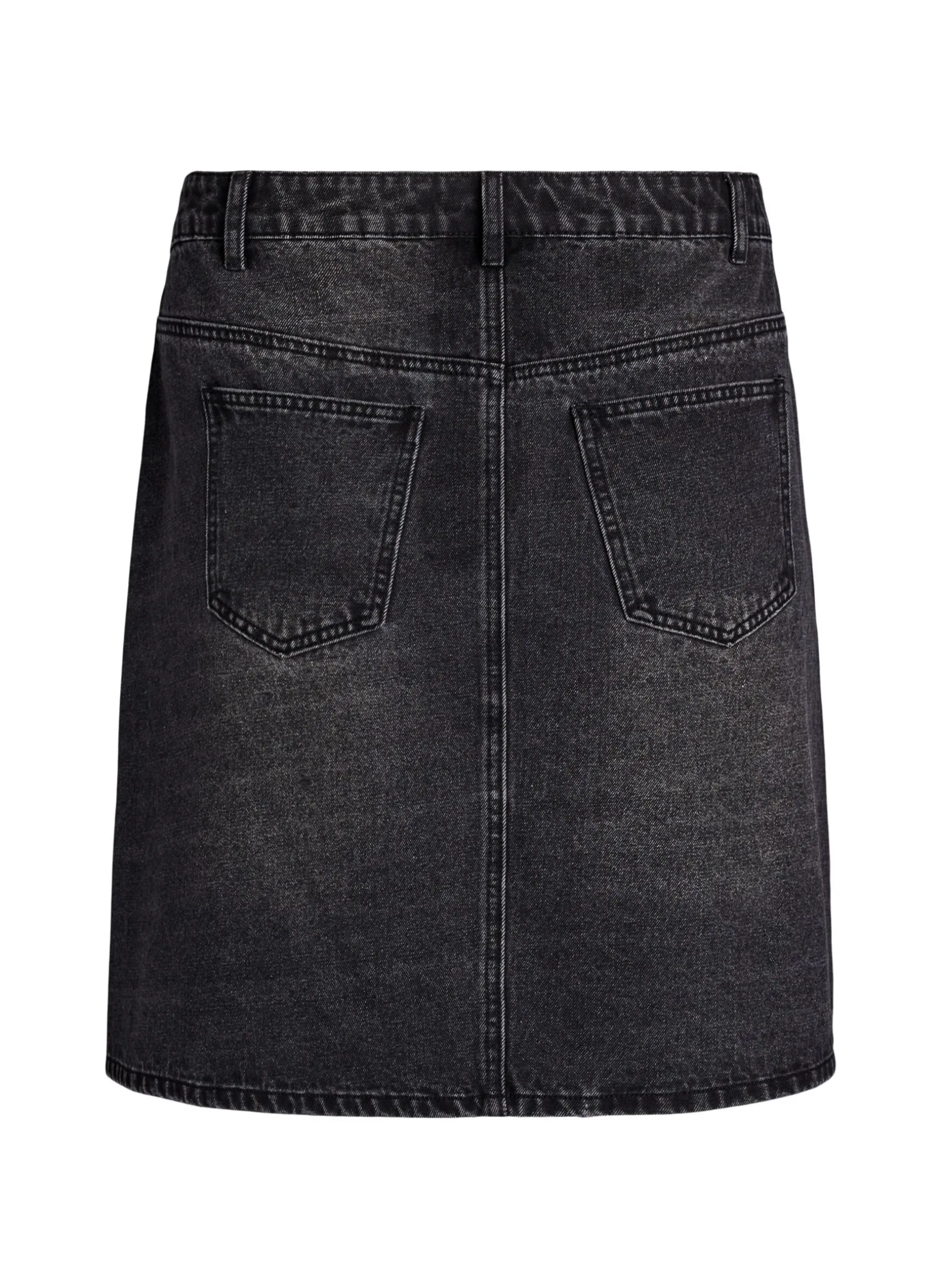 Kurzer Jeansrock mit Strasssteinen