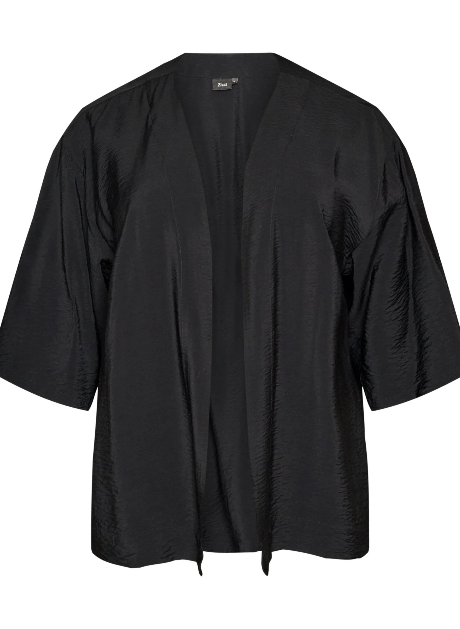 Kurzer Kimono aus Viskose mit 3/4-Ärmeln