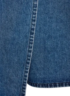 Kurzer Rock in A-Linie aus Denim
