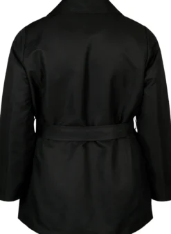 Kurzer Trenchcoat mit Gürtel