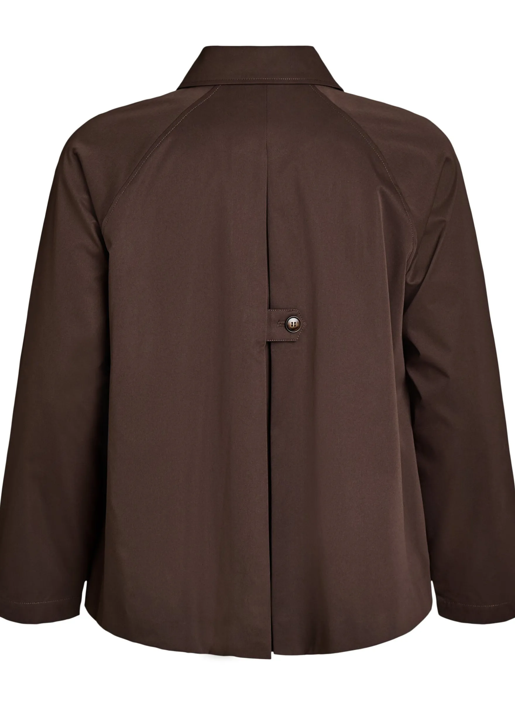 Kurzer Trenchcoat mit Kragen und Raglanärmeln