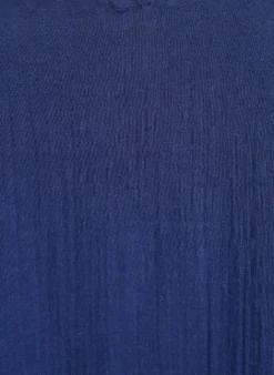 Kurzes A-Linien-Kleid aus Baumwollmusselin