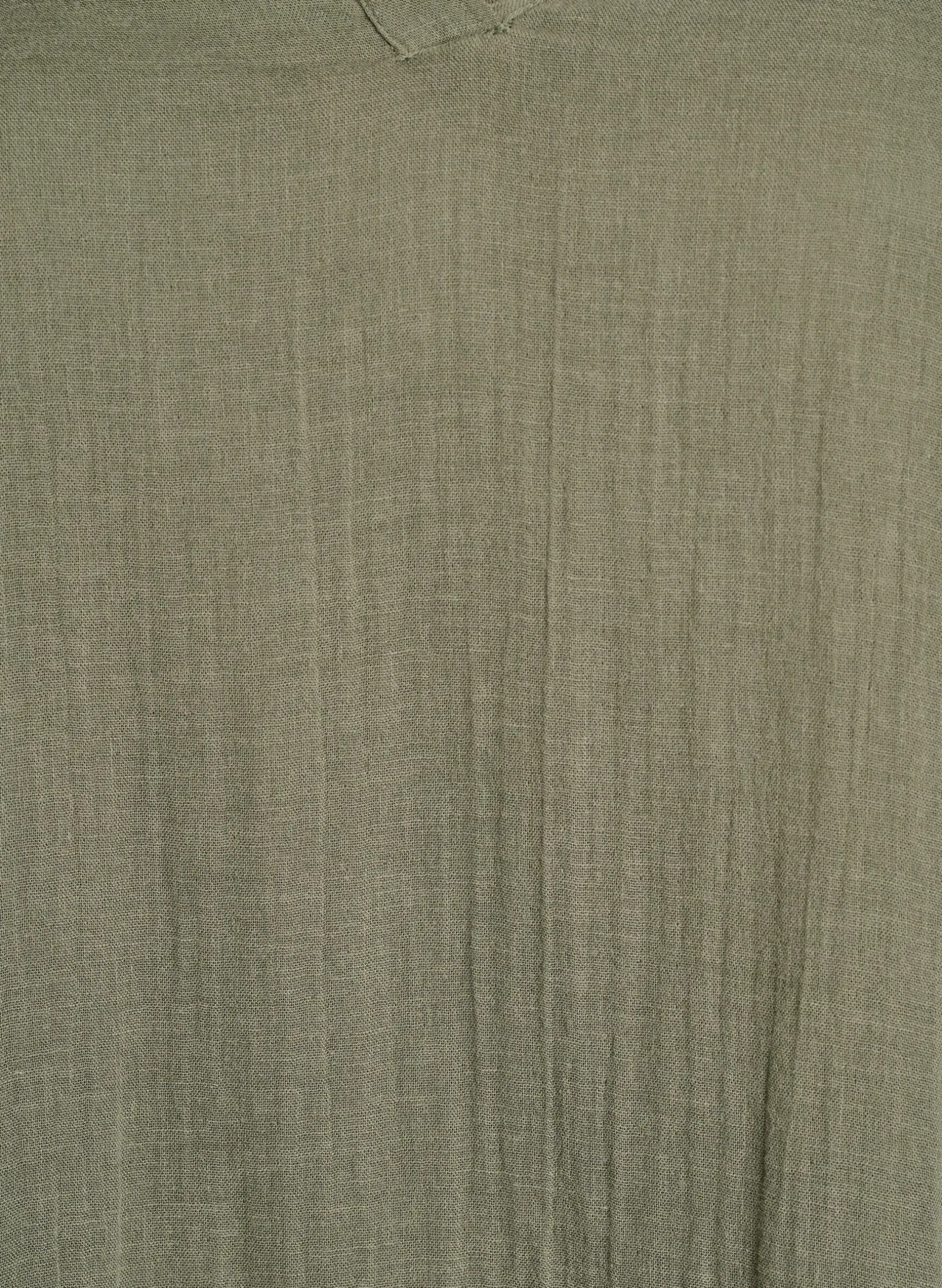 Kurzes A-Linien-Kleid aus Baumwollmusselin