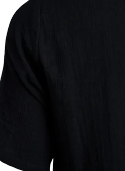 Kurzes A-Linien-Kleid aus Baumwollmusselin