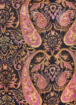 Kurzes A-Linien-Kleid mit Paisleymuster