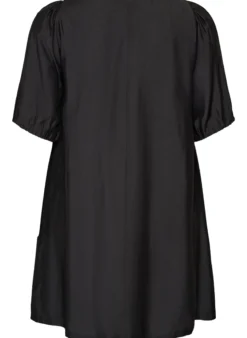 Kurzes A-Linien-Kleid mit V-Ausschnitt