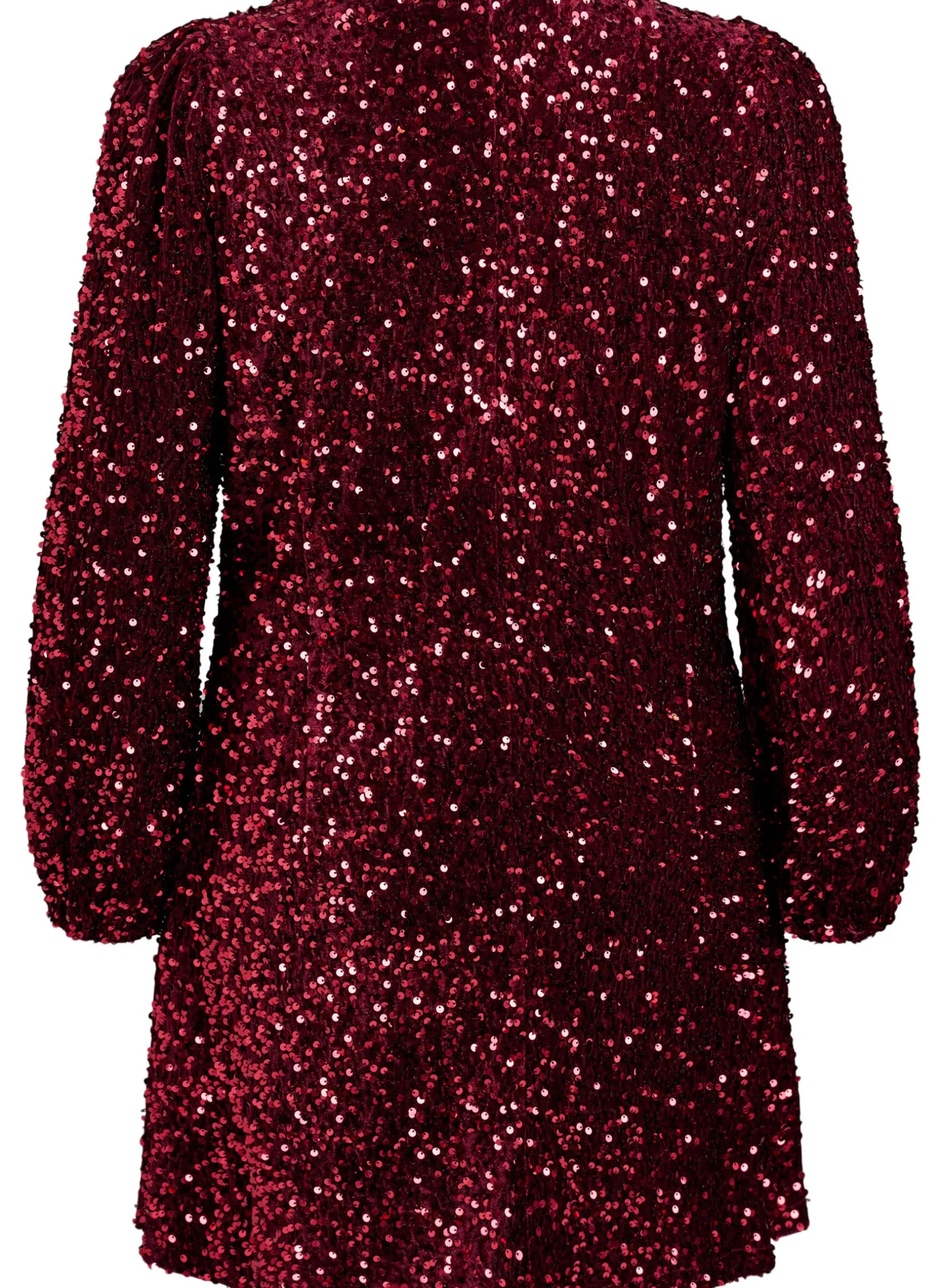 Kurzes A-Linien-Pailletten-Kleid