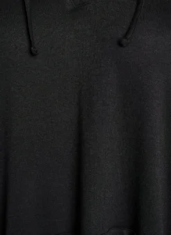Kurzes Hoodie-Kleid mit Kängurutasche