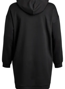 Kurzes Hoodiekleid mit Kängurutasche