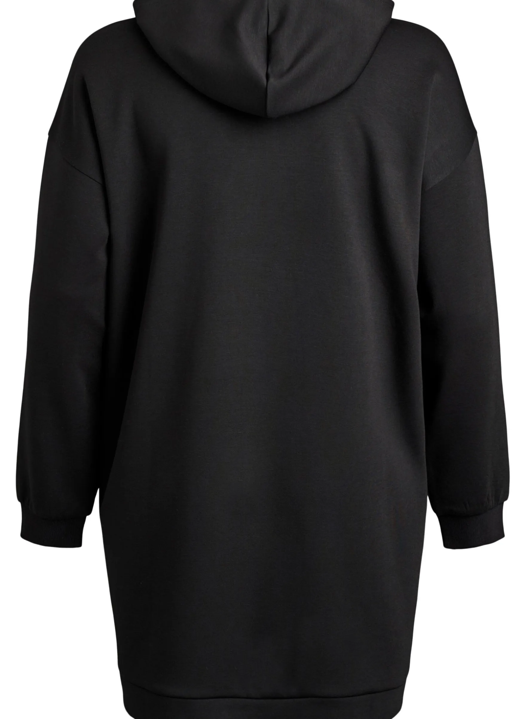 Kurzes Hoodiekleid mit Kängurutasche