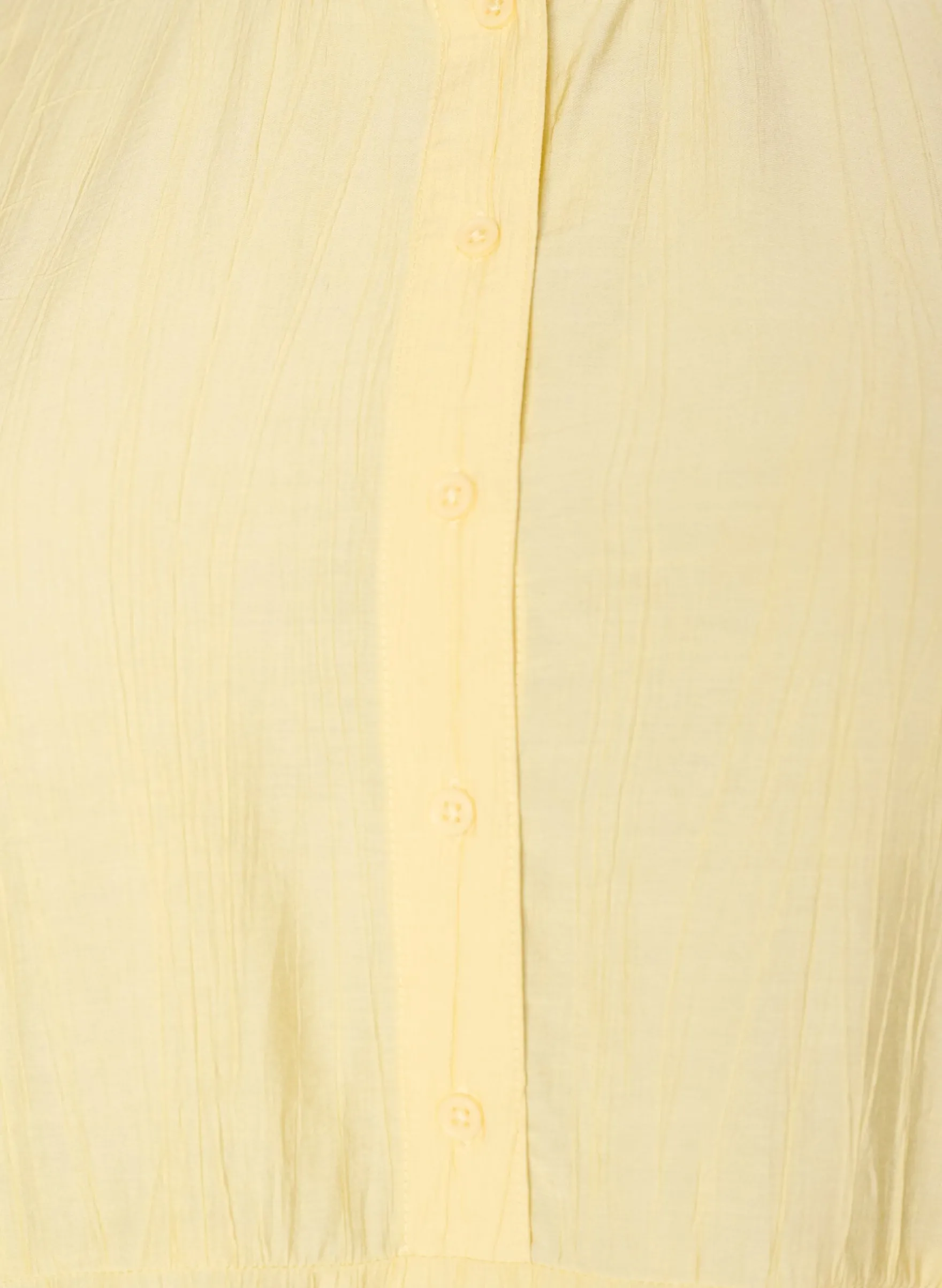 Kurzes Kleid aus Viskose mit Rüschendetails